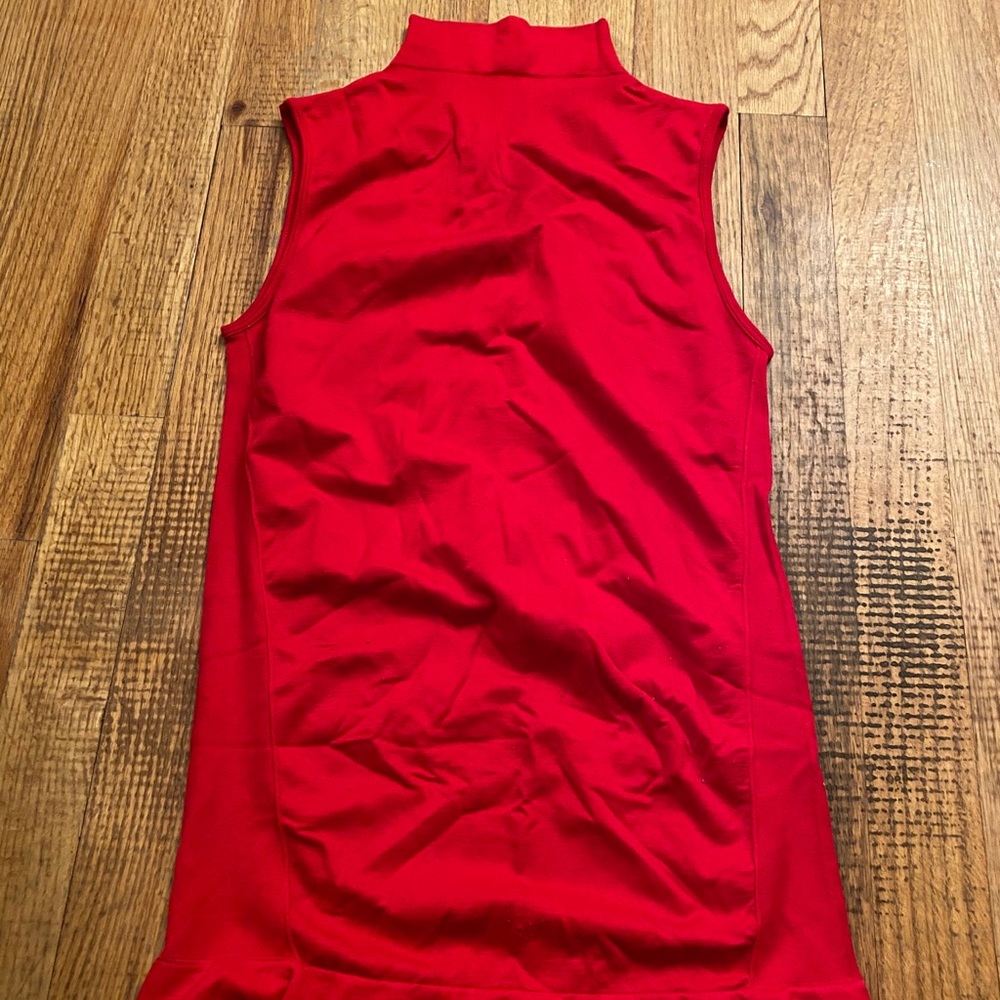 Red Active Wear Top